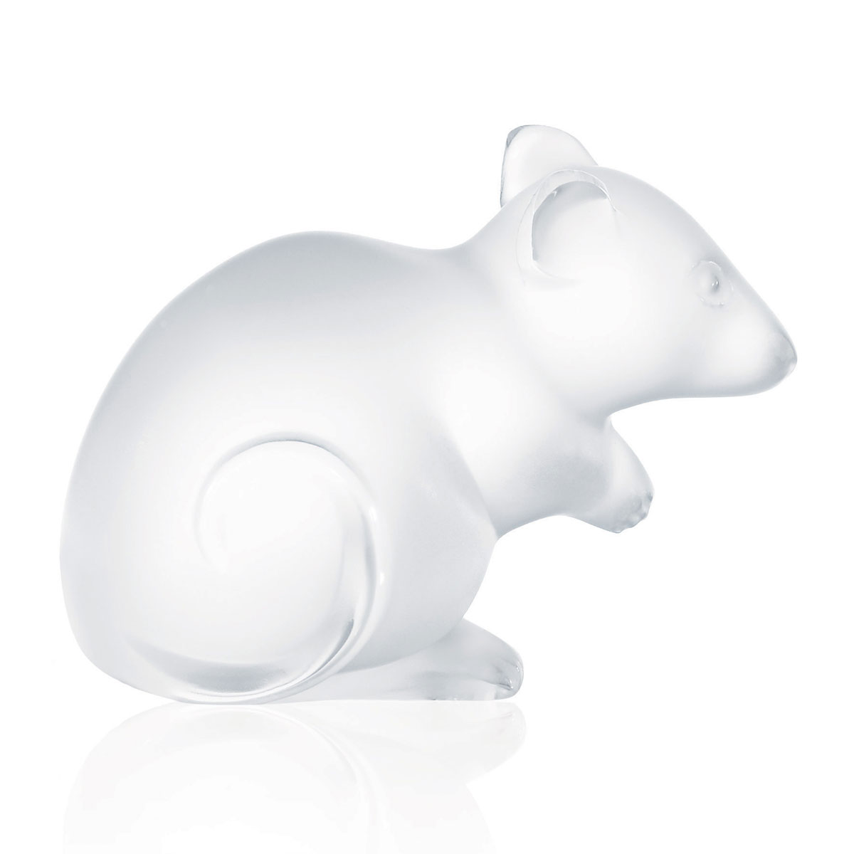 Lalique Mouse Sculpture, Clear